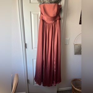 WHITE by Vera Wang Terracotta Bridesmaids dress